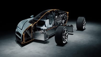Gawp at the Bugatti Tourbillon’s bare, naked chassis | Top Gear